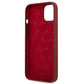 Mercedes Silicone Line Case für iPhone 13 mini - Rot