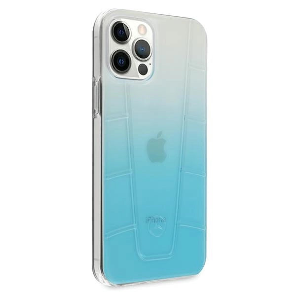 Mercedes Transparent Line Case für iPhone 12 Pro Max - Blau