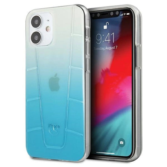 Mercedes Transparent Line Case für iPhone 12 mini - Blau