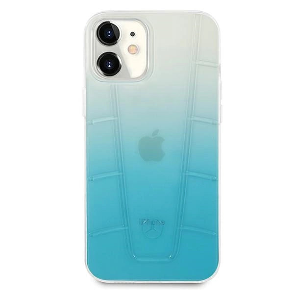 Mercedes Transparent Line Case für iPhone 12 mini - Blau