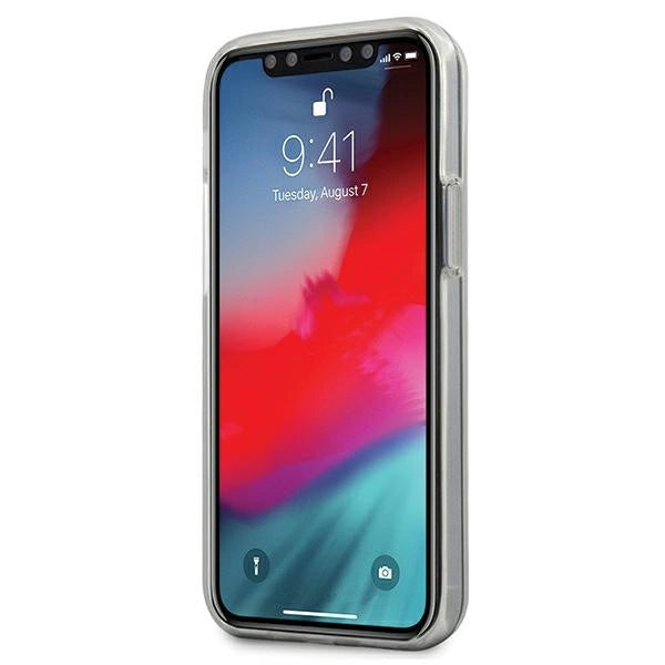 Mercedes Transparent Line Case für iPhone 12 mini - Blau