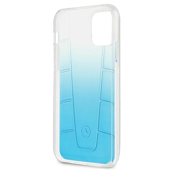 Mercedes Transparent Line Case für iPhone 12 mini - Blau