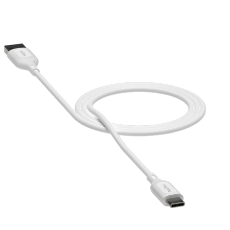 Mophie Charge Essentials USB-A – USB-C-Kabel 1 m – Weiß