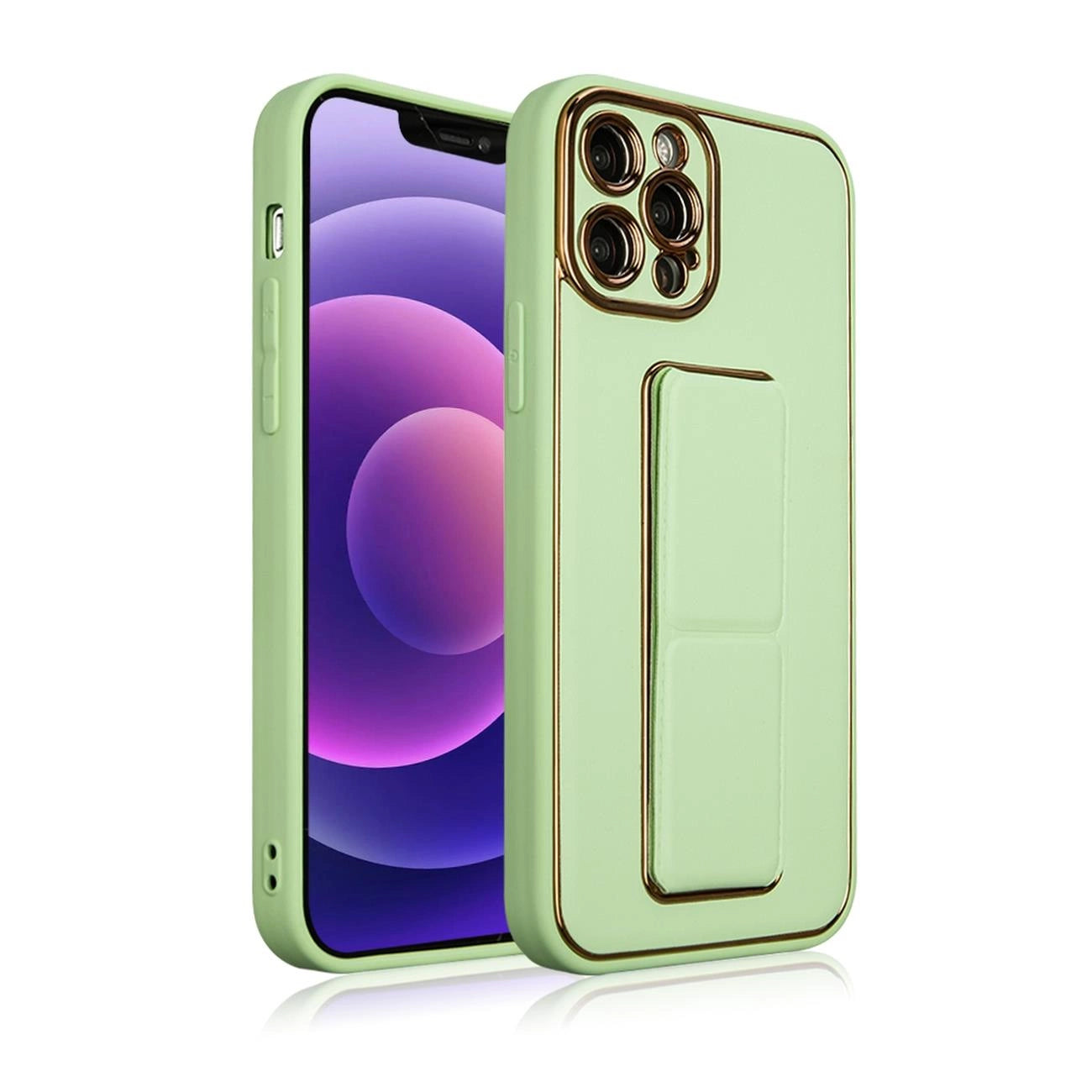 Neue Kickstand Case Hülle für Samsung Galaxy A13 mit Ständer grün