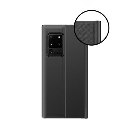 New Sleep Case Booktype Case Smart Schutzhülle mit Ständerfunktion Hülle für Samsung Galaxy A02s EU schwarz
