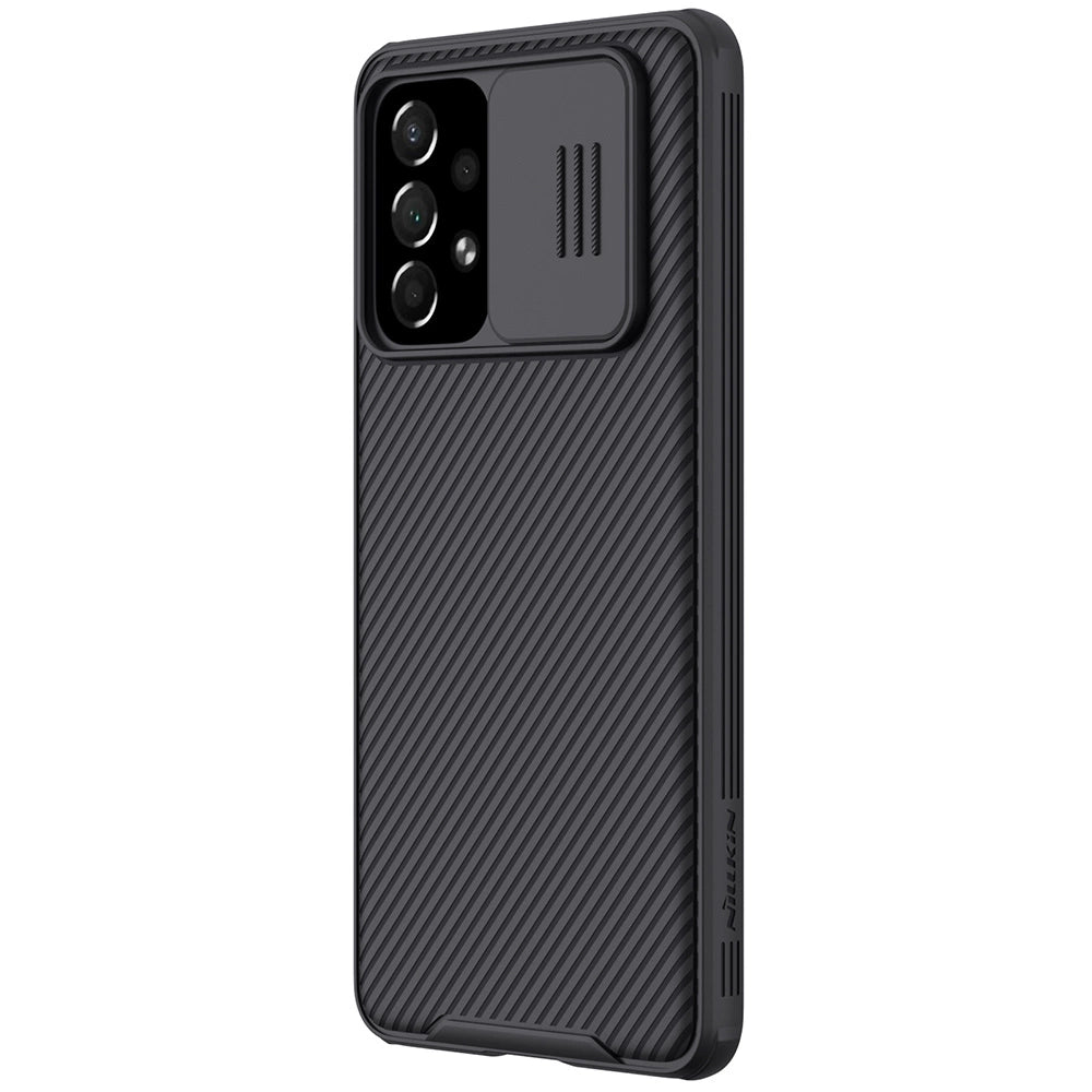 Nillkin CamShield Pro Case Gepanzerte Gehäuseabdeckung Kameraschutz für Samsung Galaxy A73 Schwarz
