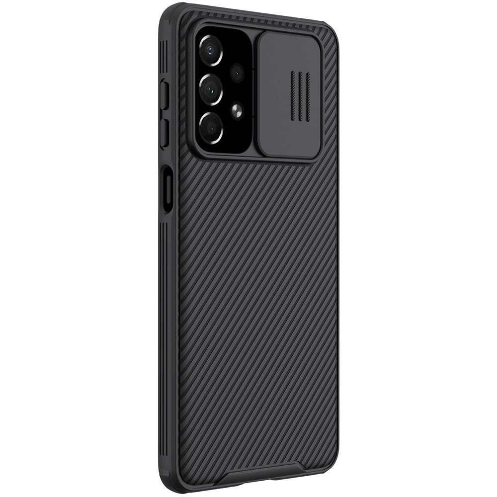Nillkin CamShield Pro Case Gepanzerte Gehäuseabdeckung Kameraschutz für Samsung Galaxy A73 Schwarz