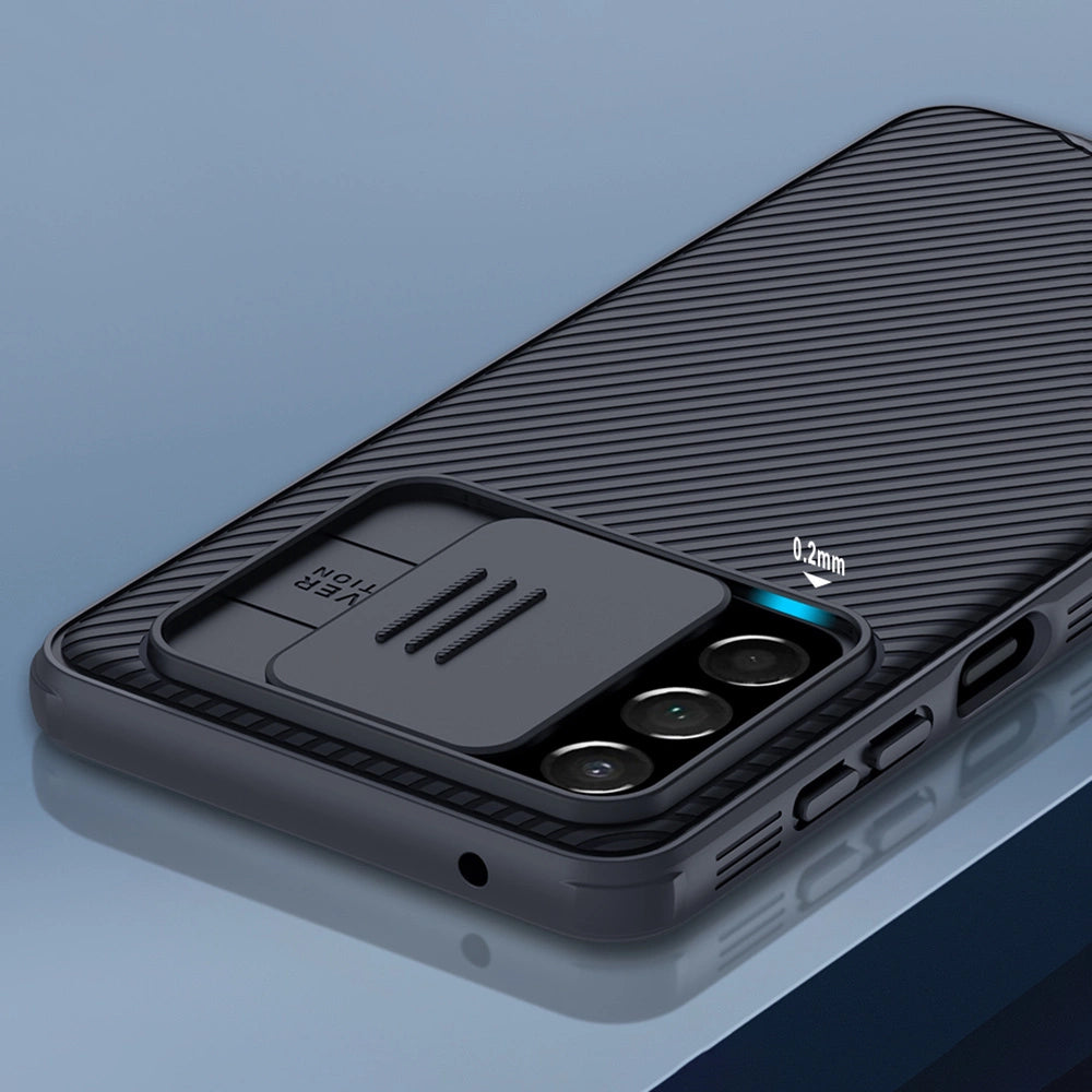 Nillkin CamShield Pro Case Gepanzerte Hülle Kameraschutz für Samsung Galaxy A73 Blau