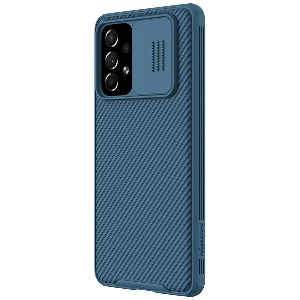 Nillkin CamShield Pro Case Gepanzerte Hülle Kameraschutz für Samsung Galaxy A73 Blau