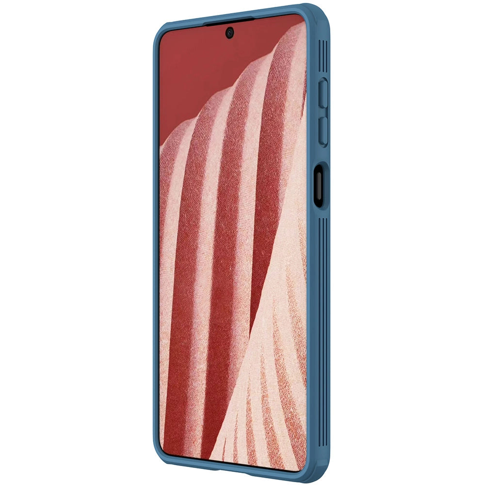 Nillkin CamShield Pro Case Gepanzerte Hülle Kameraschutz für Samsung Galaxy A73 Blau