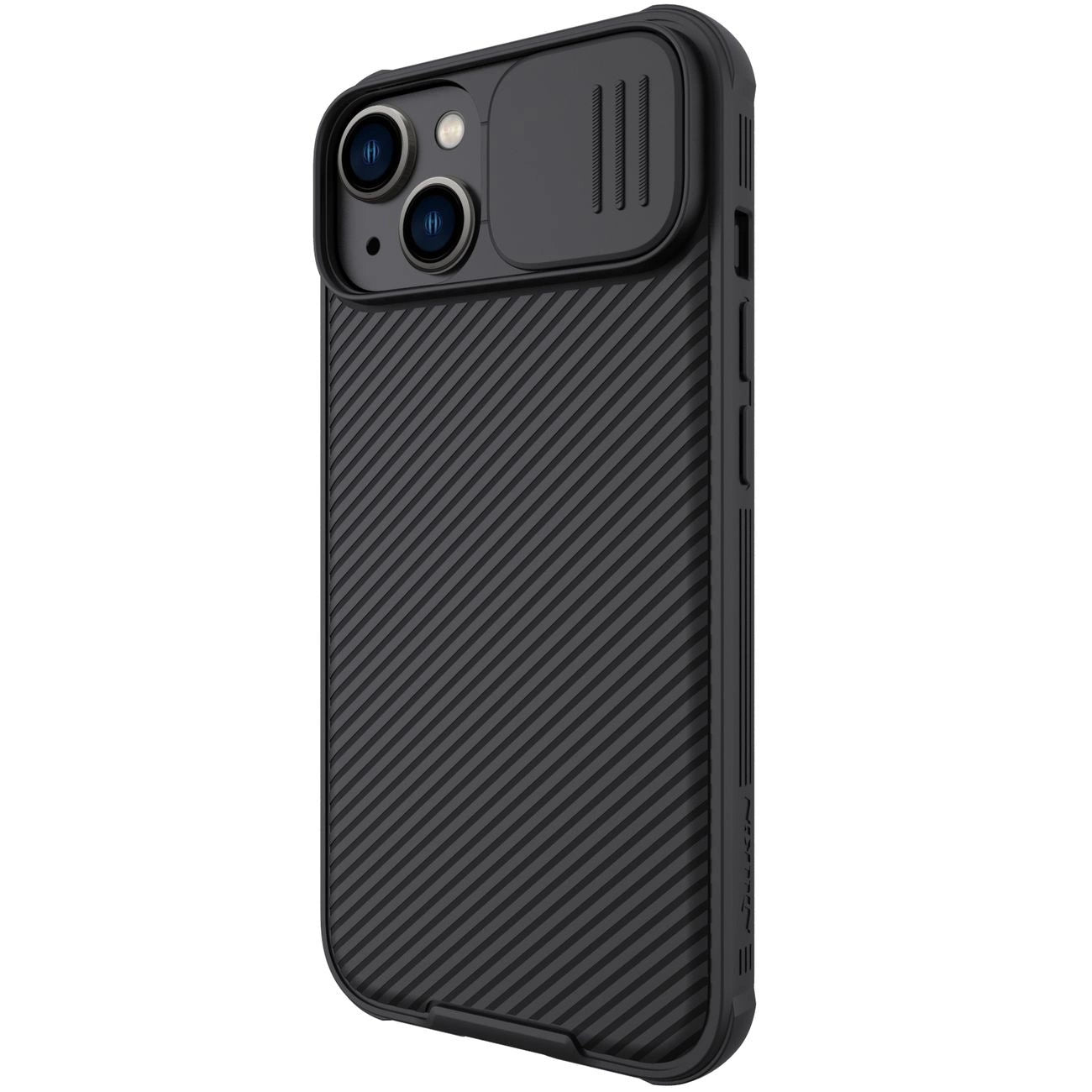 Nillkin CamShield Pro Hülle iPhone 14 Plus Armor Cover Kameraschutz Schwarz
