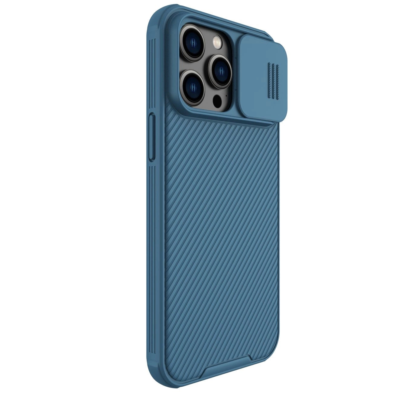 Nillkin CamShield Pro Hülle iPhone 14 Pro Max Gepanzerte Abdeckung Kameraschutz Blau
