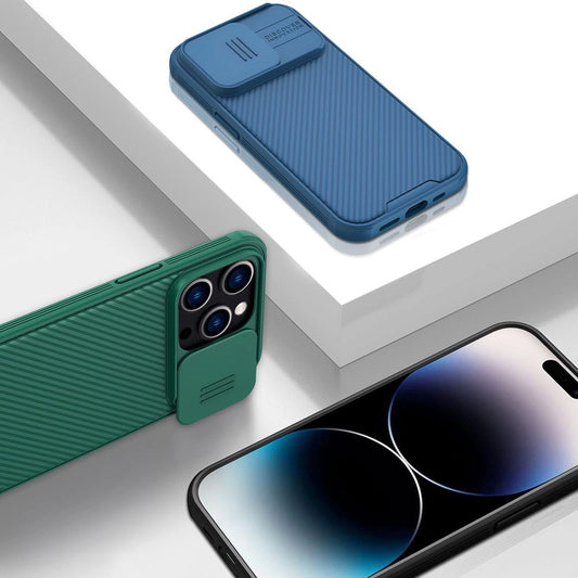 Nillkin CamShield Pro Hülle iPhone 14 Pro Max Gepanzerte Abdeckung Kameraschutz Grün