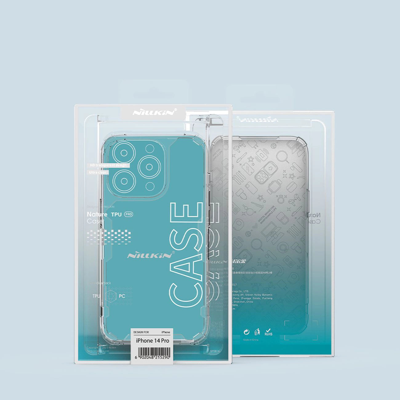 Nillkin Nature Pro Hülle iPhone 14 Pro Panzerhülle transparente Hülle
