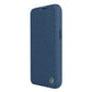 Nillkin Qin Cloth Pro Case Hülle für iPhone 14 Plus Kamera Cover Holster Cover Flip Case Blau