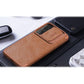 Nillkin Qin Leder Pro Case Hülle für Samsung Galaxy S22+ (S22 Plus) Kameraschutz Holster Cover Flip Case Braun