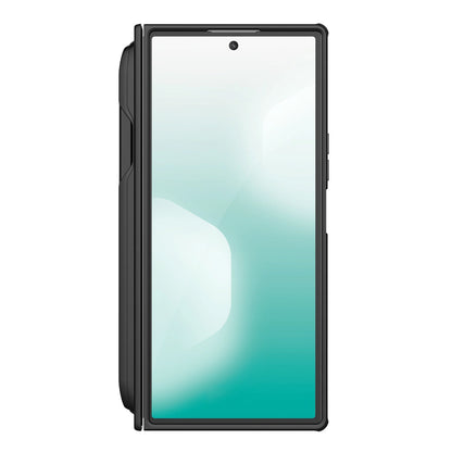 Nillkin Super Frosted Shield Fold Case für Samsung Galaxy Z Fold 7 mit S Pen Space - Schwarz