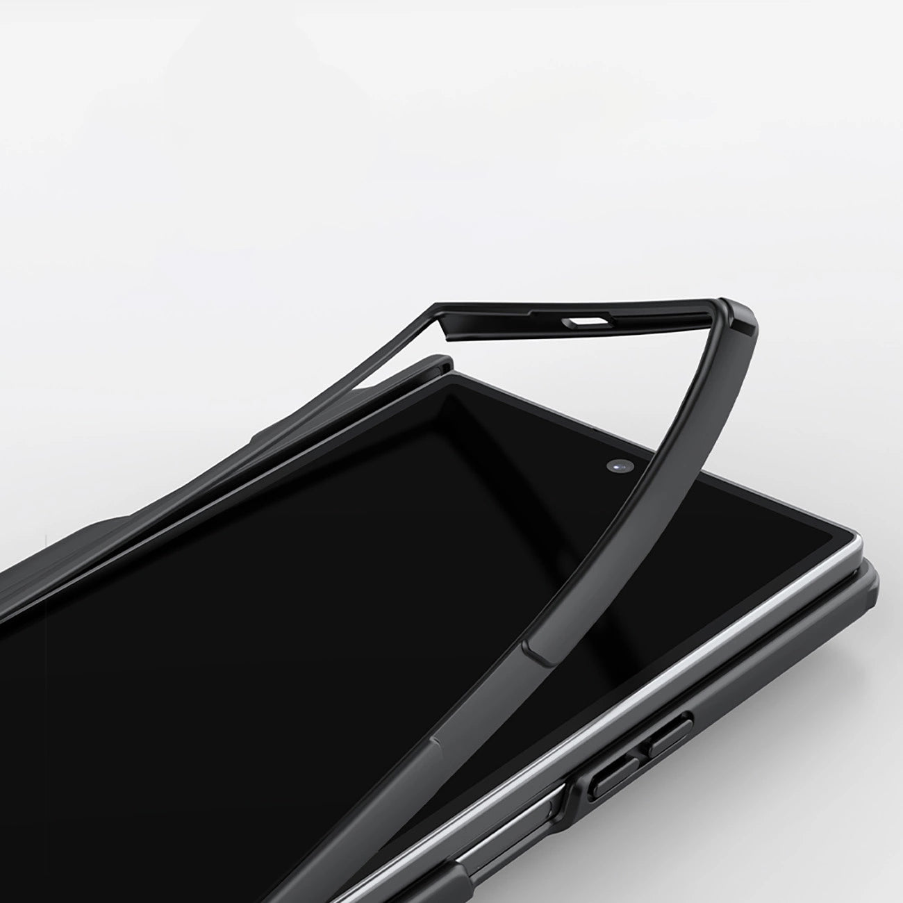 Nillkin Super Frosted Shield Fold Magnethülle für Samsung Galaxy Z Fold 7, MagSafe-kompatibel, mit S Pen Space – Schwarz