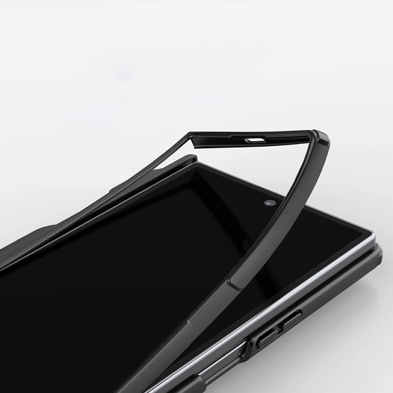 Nillkin Super Frosted Shield Fold Magnethülle für Samsung Galaxy Z Fold 7, kompatibel mit MagSafe, Schwarz