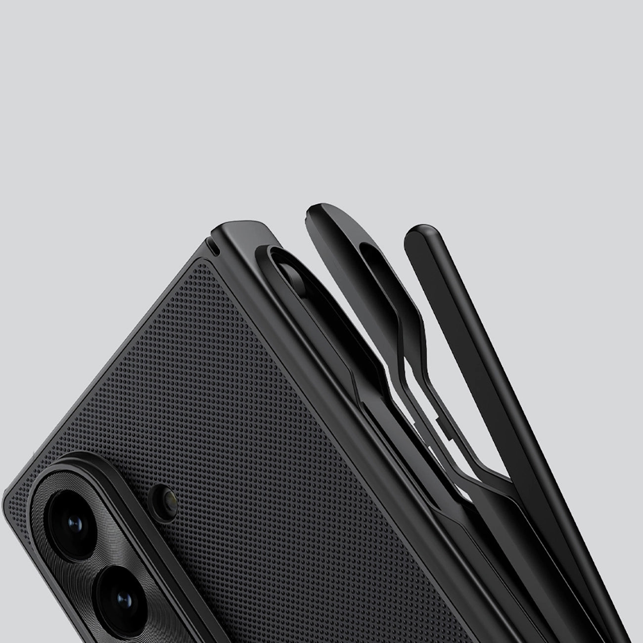 Nillkin Super Frosted Shield Fold Magnethülle für Samsung Galaxy Z Fold 7, kompatibel mit MagSafe, Schwarz