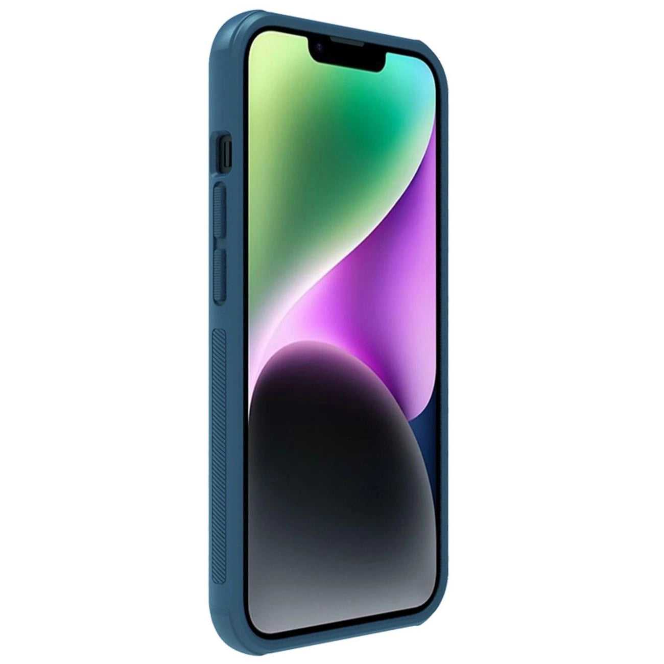 Nillkin Super Frosted Shield Pro Hülle für iPhone 14 Plus Rückseite blau