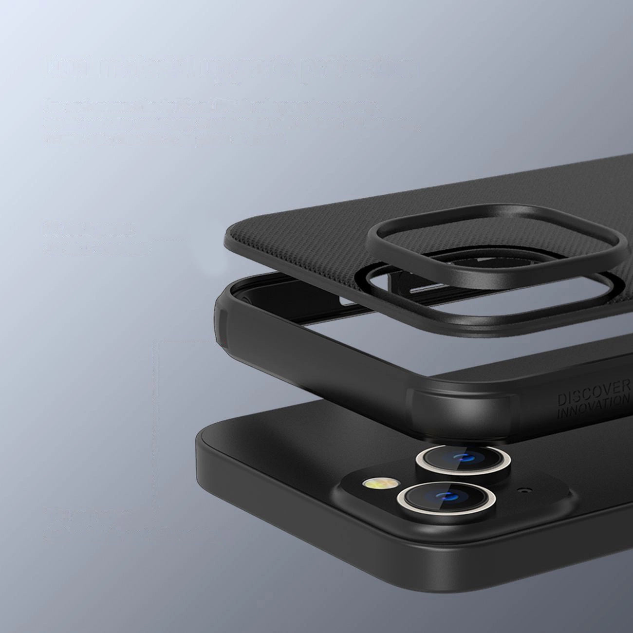 Nillkin Super Frosted Shield Pro Hülle für iPhone 14 Plus Rückseite grün