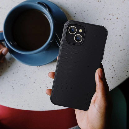 Nillkin Super Frosted Shield Pro Hülle für iPhone 14 Plus Rückseite grün