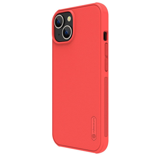 Nillkin Super Frosted Shield Pro Hülle für iPhone 14 Plus, Rückseite, rot