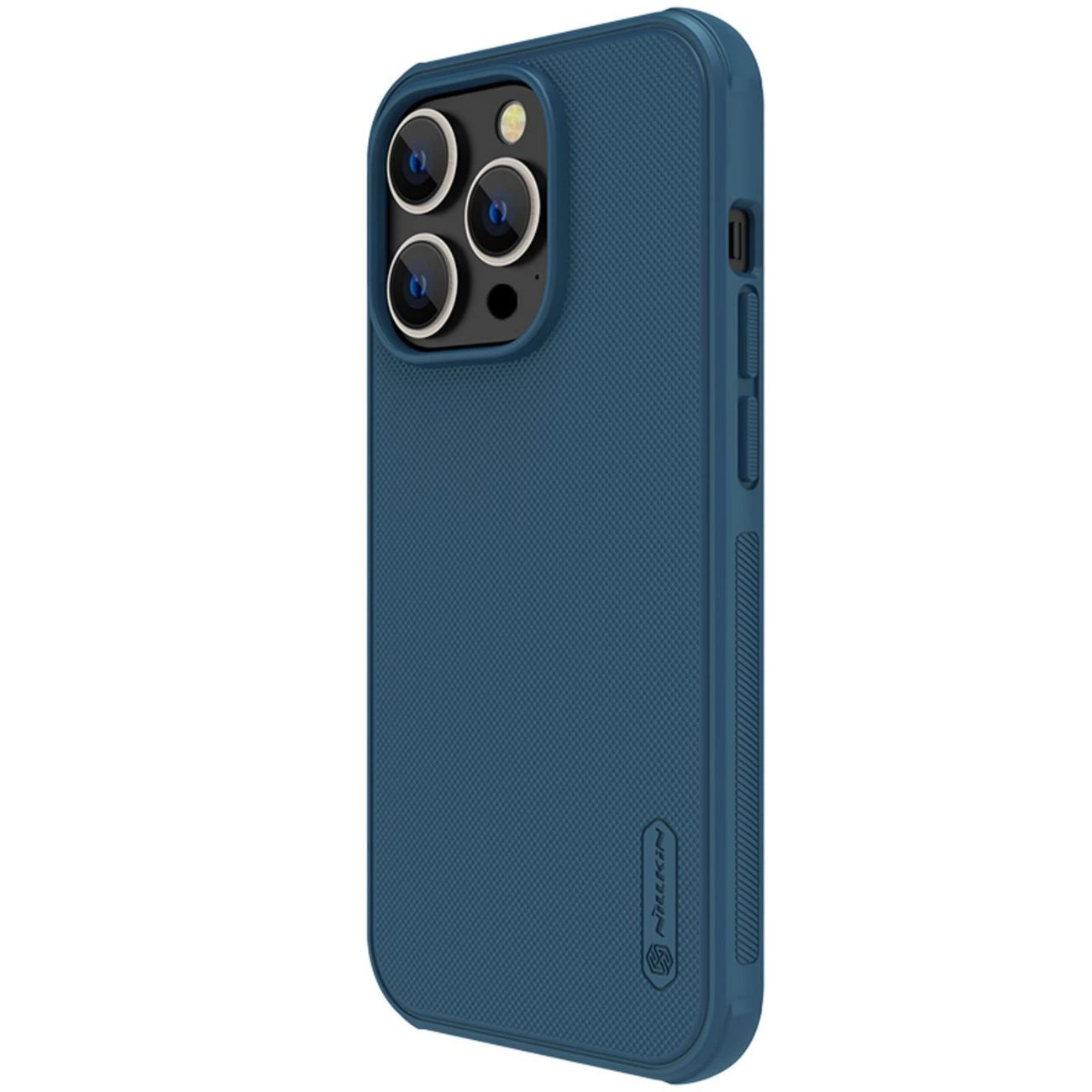 Nillkin Super Frosted Shield Pro Hülle für iPhone 14 Pro Rückseite blau