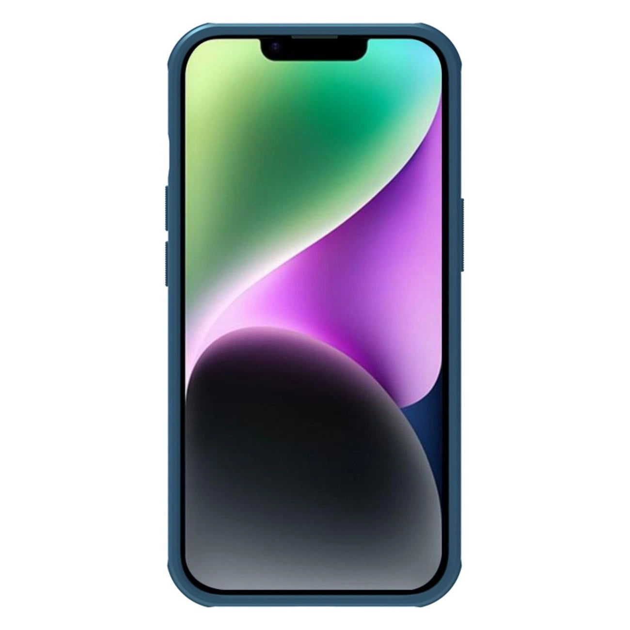 Nillkin Super Frosted Shield Pro magnetische Hülle für iPhone 14 Plus mit MagSafe magnetischem Blau