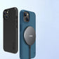 Nillkin Super Frosted Shield Pro magnetische Hülle für iPhone 14 Plus mit MagSafe magnetischem Blau