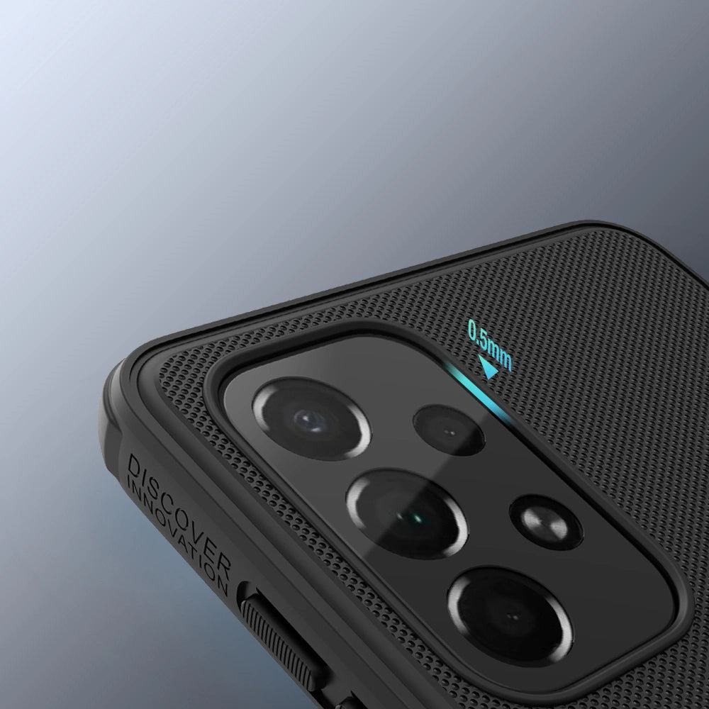 Nillkin Super Frosted Shield Pro robuste Schutzhülle für Samsung Galaxy A73 blau