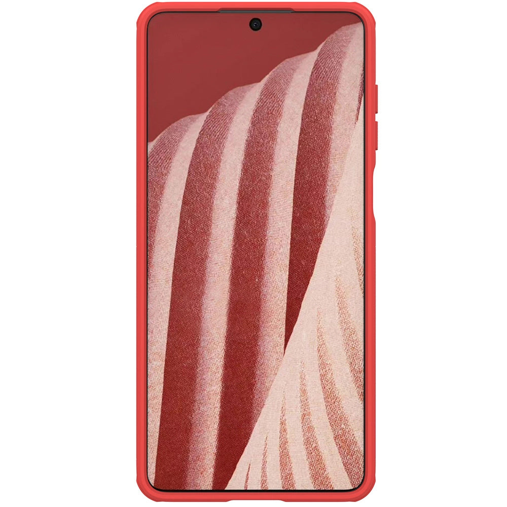 Nillkin Super Frosted Shield Pro robuste Schutzhülle für Samsung Galaxy A73 rot
