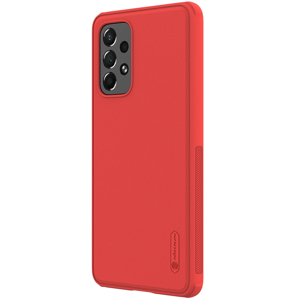 Nillkin Super Frosted Shield Pro robuste Schutzhülle für Samsung Galaxy A73 rot