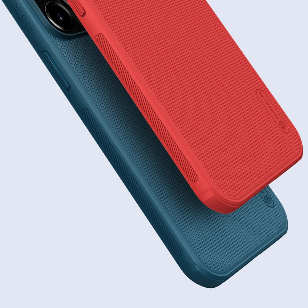 Nillkin Super Frosted Shield verstärkte Hülle, Cover für iPhone 13 Pro Max, blau