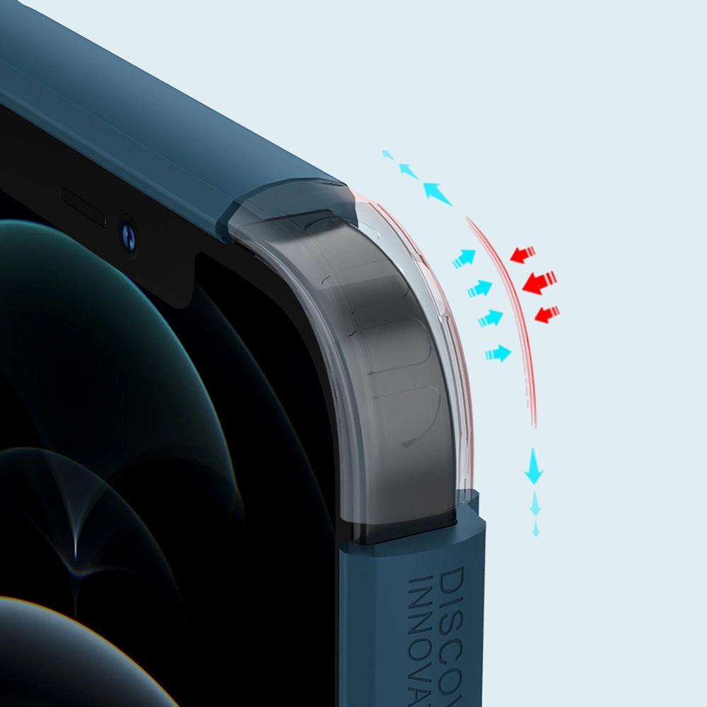 Nillkin Super Frosted Shield verstärkte Hülle, Cover für iPhone 13 Pro Max, blau