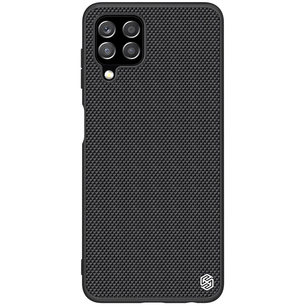 Nillkin Textured Case robuste, verstärkte Hülle mit Gelrahmen und Nylonrückseite für Samsung Galaxy A22 4G schwarz