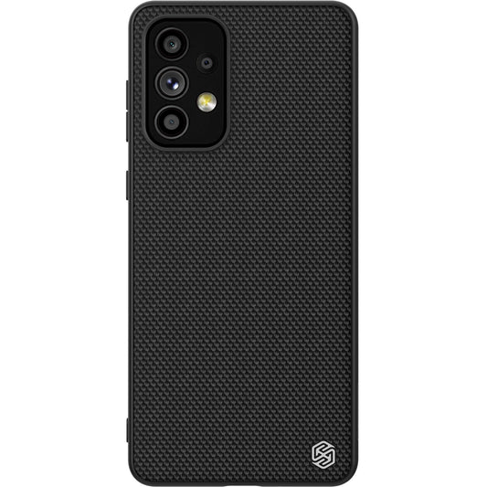 Nillkin Textured Case robuste, verstärkte Hülle mit Gelrahmen und Nylonrückseite für Samsung Galaxy A73 schwarz