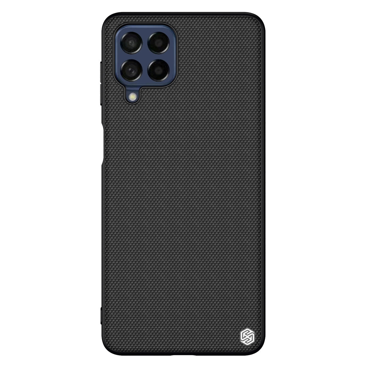 Nillkin Textured Case robuste, verstärkte Hülle mit Gelrahmen und Nylonrückseite für Samsung Galaxy M53 5G schwarz