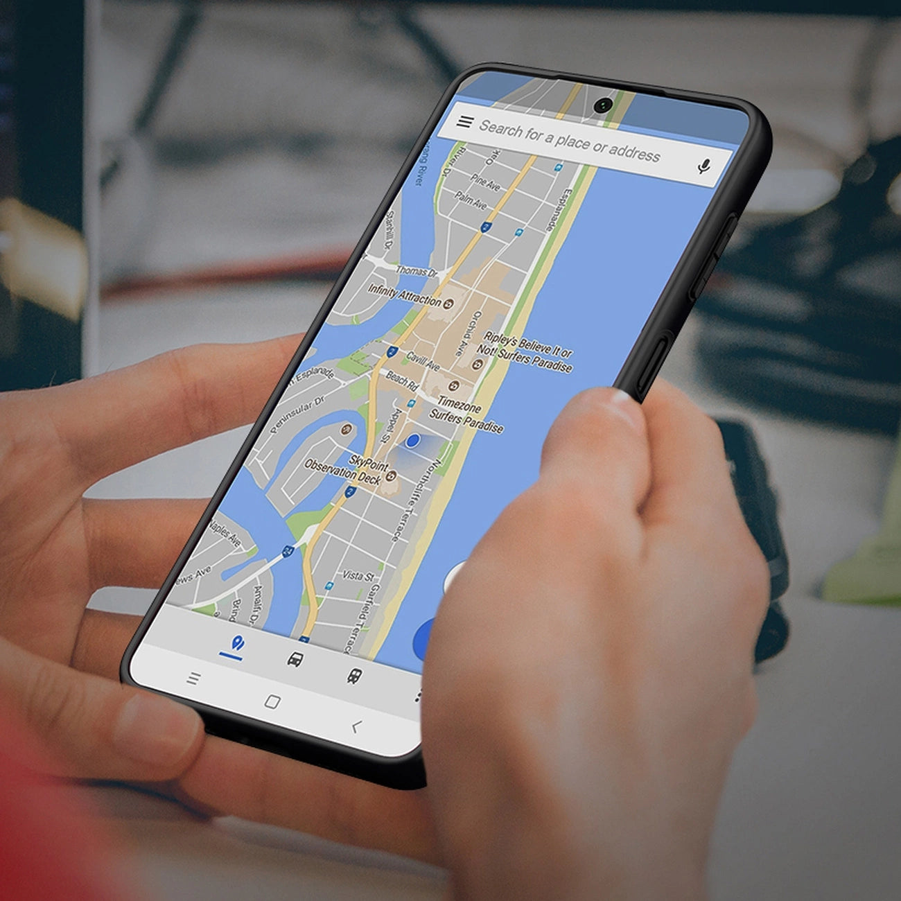 Nillkin Textured Case robuste, verstärkte Hülle mit Gelrahmen und Nylonrückseite für Samsung Galaxy M53 5G schwarz