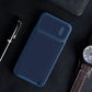 Nillkin Textured S Case für iPhone 14, gepanzerte Hülle mit Kameraabdeckung, blau