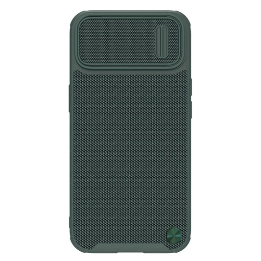 Nillkin Textured S Case iPhone 14 Plus Panzerhülle mit Kameraabdeckung grün