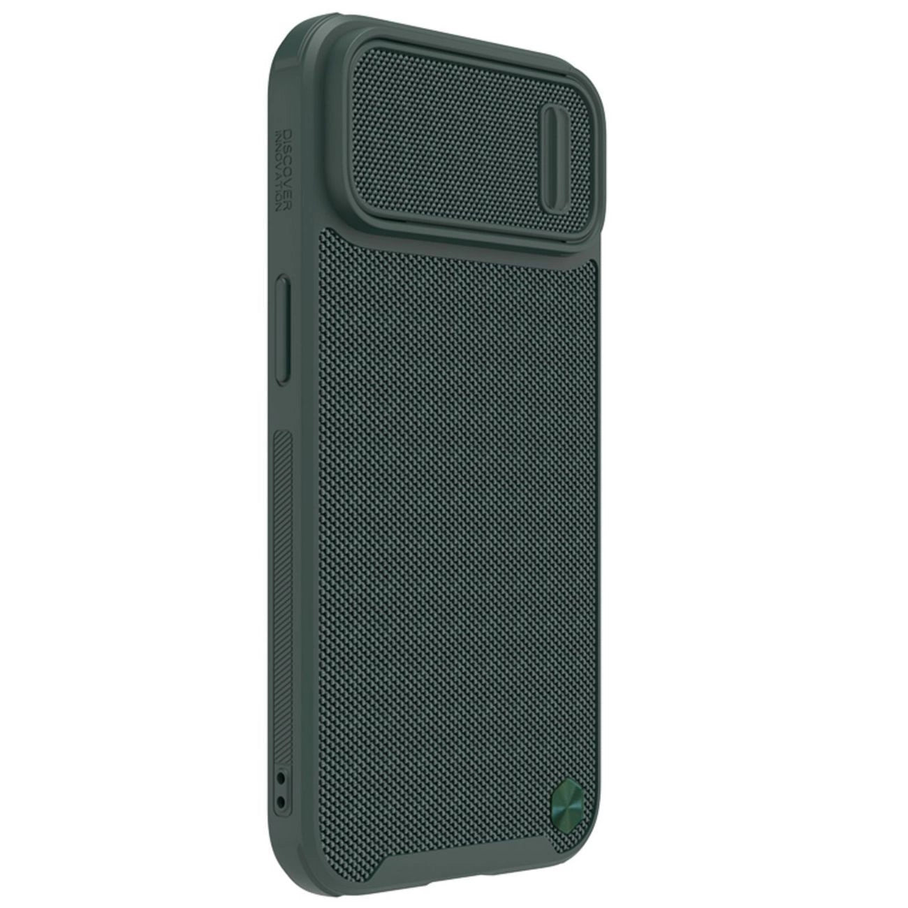 Nillkin Textured S Case iPhone 14 Plus Panzerhülle mit Kameraabdeckung grün