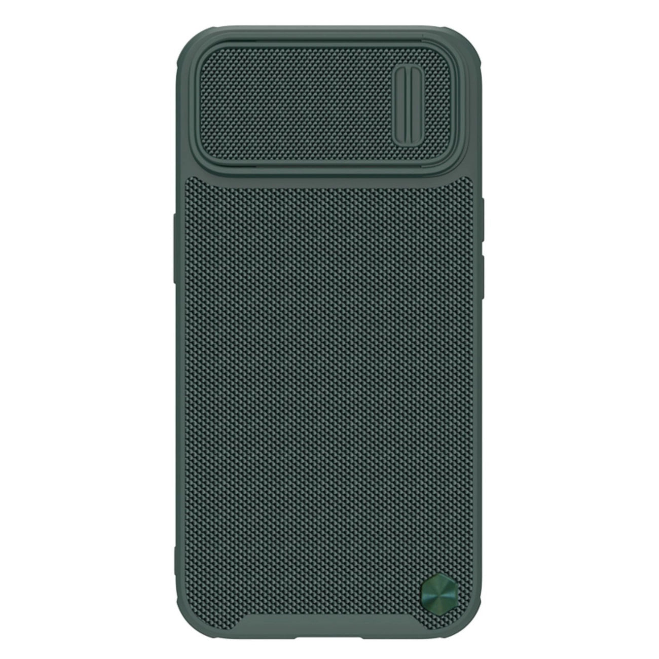 Nillkin Textured S Case iPhone 14 Pro Max Panzerhülle mit Kameraabdeckung dunkelgrün