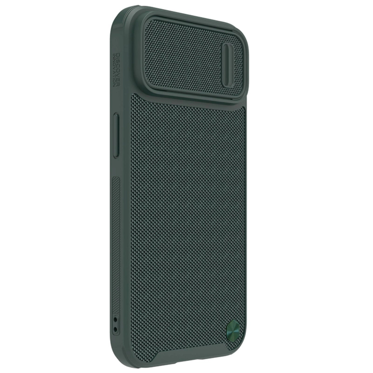 Nillkin Textured S Case iPhone 14 Pro Max Panzerhülle mit Kameraabdeckung dunkelgrün