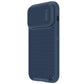 Nillkin Textured S Case iPhone 14 Pro Max gepanzerte Hülle mit Kameraabdeckung blau