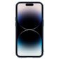 Nillkin Textured S Case iPhone 14 Pro Max gepanzerte Hülle mit Kameraabdeckung blau