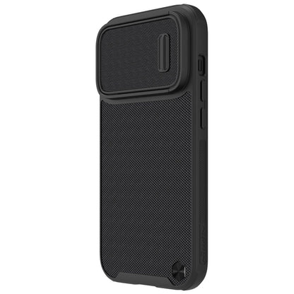 Nillkin Textured S Case iPhone 14 Pro Panzerhülle mit Kameraabdeckung, schwarz