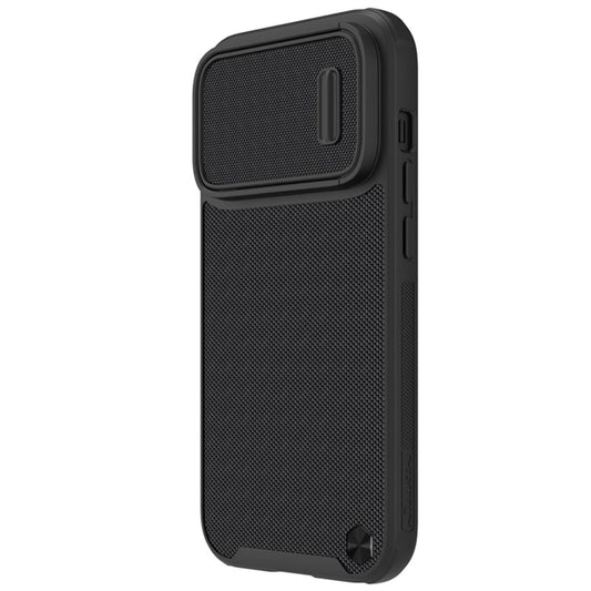 Nillkin Textured S Case iPhone 14 Pro Panzerhülle mit Kameraabdeckung, schwarz