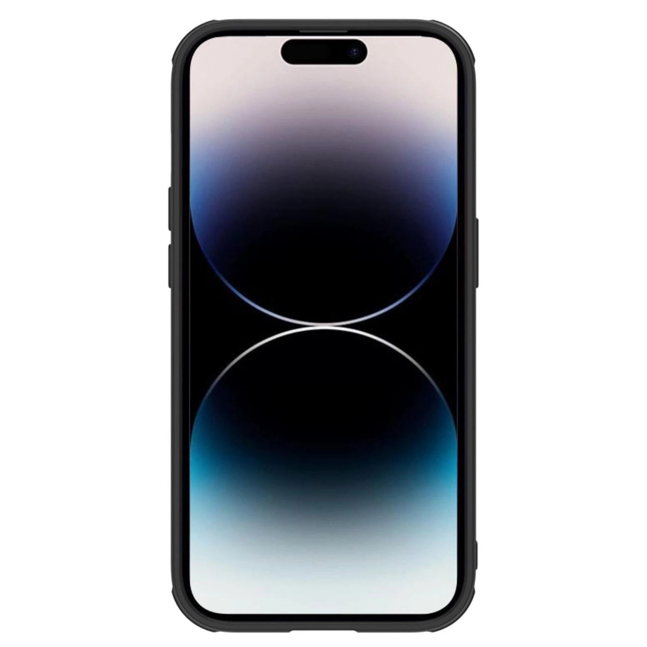 Nillkin Textured S Case iPhone 14 Pro Panzerhülle mit Kameraabdeckung, schwarz